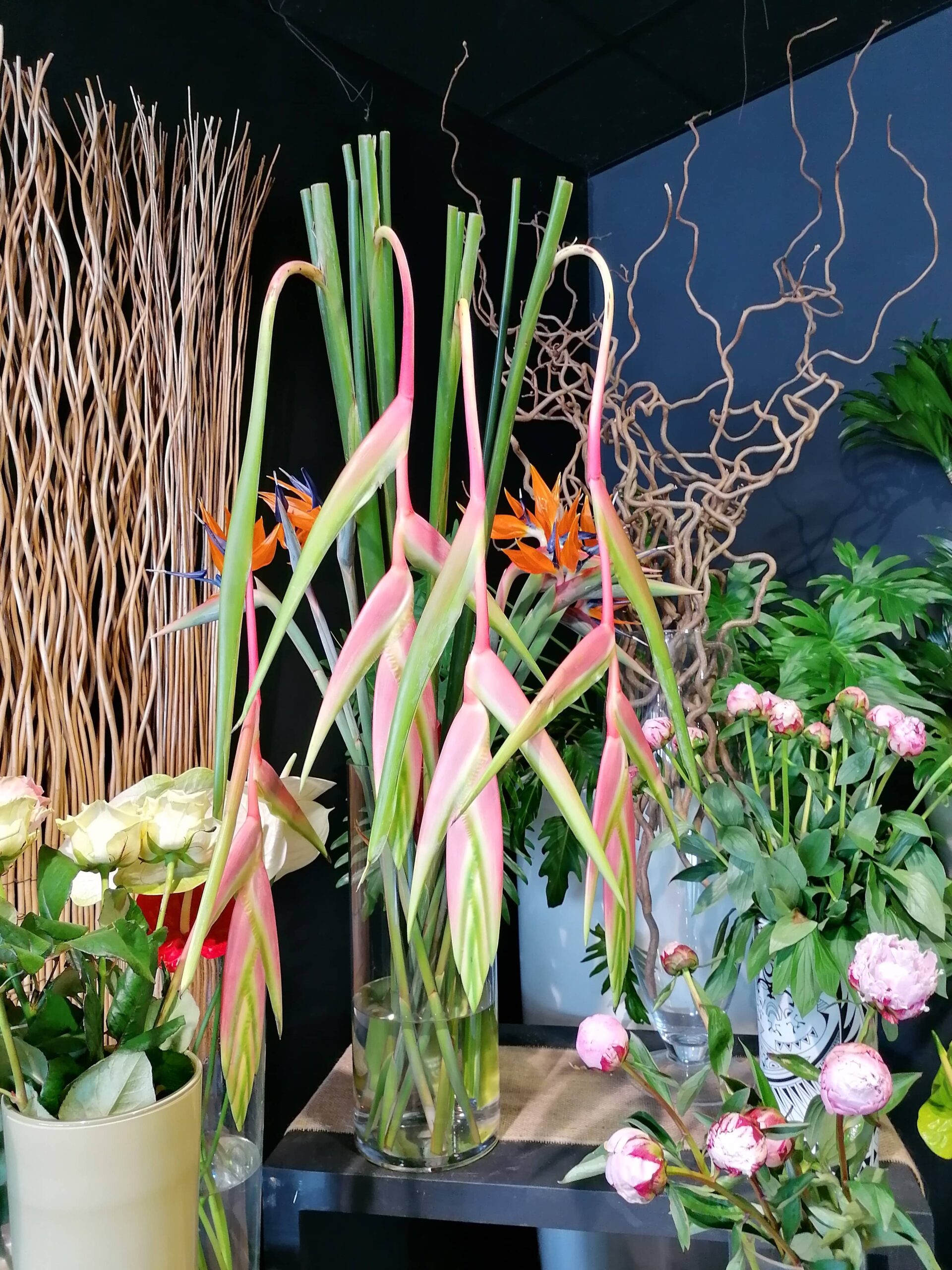 La Halle aux fleurs à Challans, magasin spécialisé dans la vente de fleurs et de plantes pour les particuliers comme les professionnels.